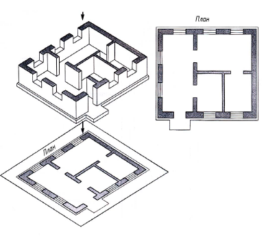 План этажа чертеж