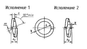 Шайба чертеж гост 6402 70 шайба